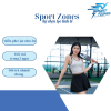 áo thể thao thiết thiết kế croptop phối viền hỗ trợ tập cầu lông