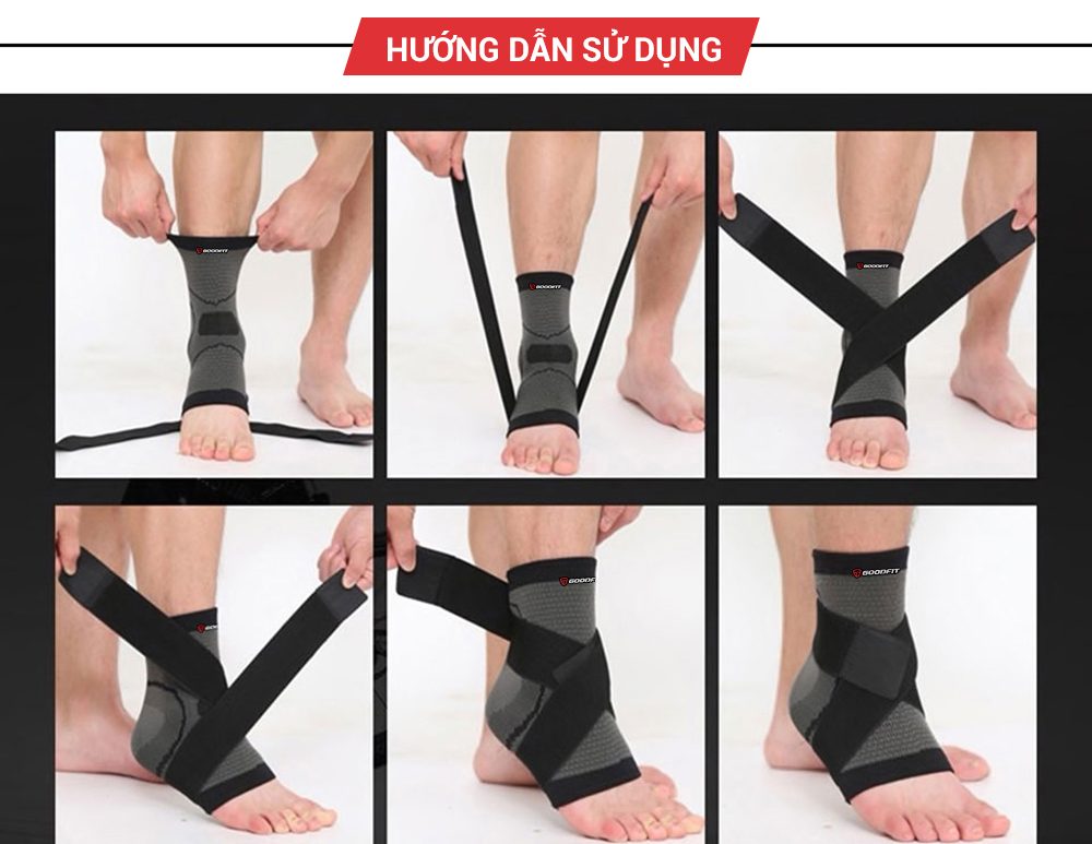 Cách quấn băng chun cổ chân đúng cách