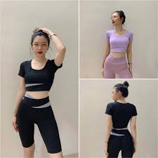 mẫu quần áo tập gym nữ